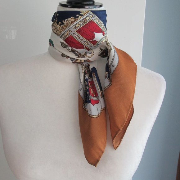 Carriage Silky Satin Square Scarf 30" x 31" Multicolor - Picture 2 of 15